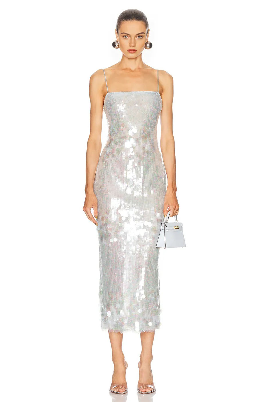 Sequin Spaghetti Strap Halter Dress Wholesaler