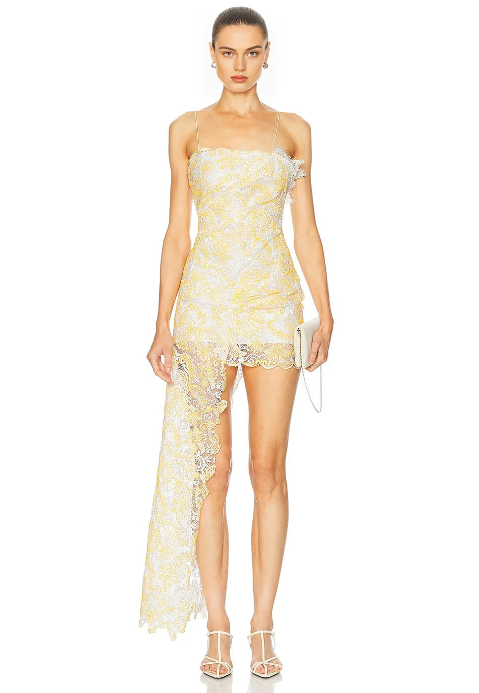 Lace asymmetric camisole supplier